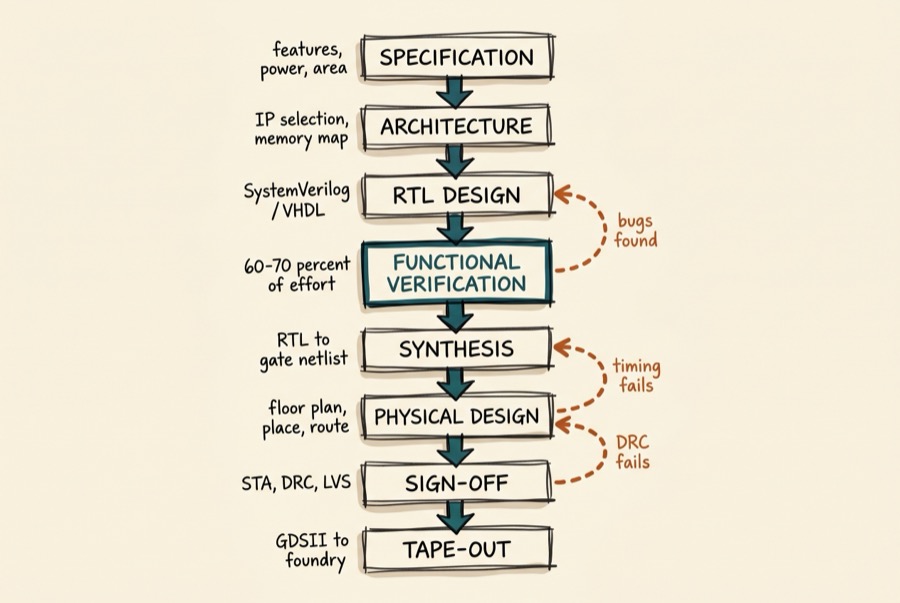 SoC design flow overview